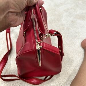 Bally Vibrant Red Satchel